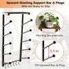 Koutemie Skateboard Rack Wall Mount, 5 Layer Skateboard Holder for Storage view 3