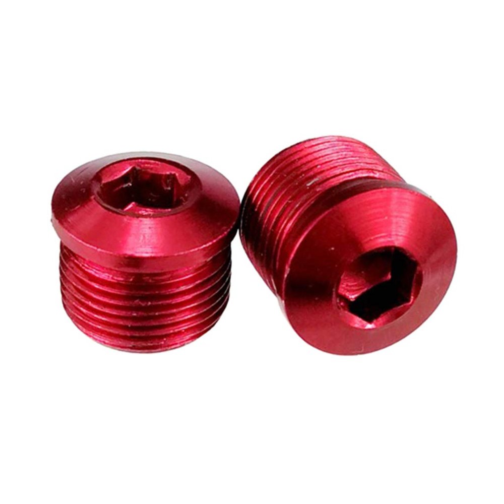 Ldabrye 2Pcs Cycling Pedal Cover Bike Pedal Repair Colorful Aluminum Alloy Dust-Proof Cycling Bearing Pedal Cover Parts