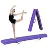 Nova Microdermabrasion 6 FT Folding Gymnastics Balance Beam for Kids Home Use Anti Slip Foam Floor Balance Beam Foldable Gymnastics Floor Beam