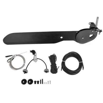 plplaaoo Kayak Rudder Kit,Fishing Canoe Boat Rudder Tail Vane Rudder Set,Easy to Install Plastic Canoe Boat Tail Vane Rudder Set for Sea Kayaks Fishing Boat Ship Canoeing Accessory