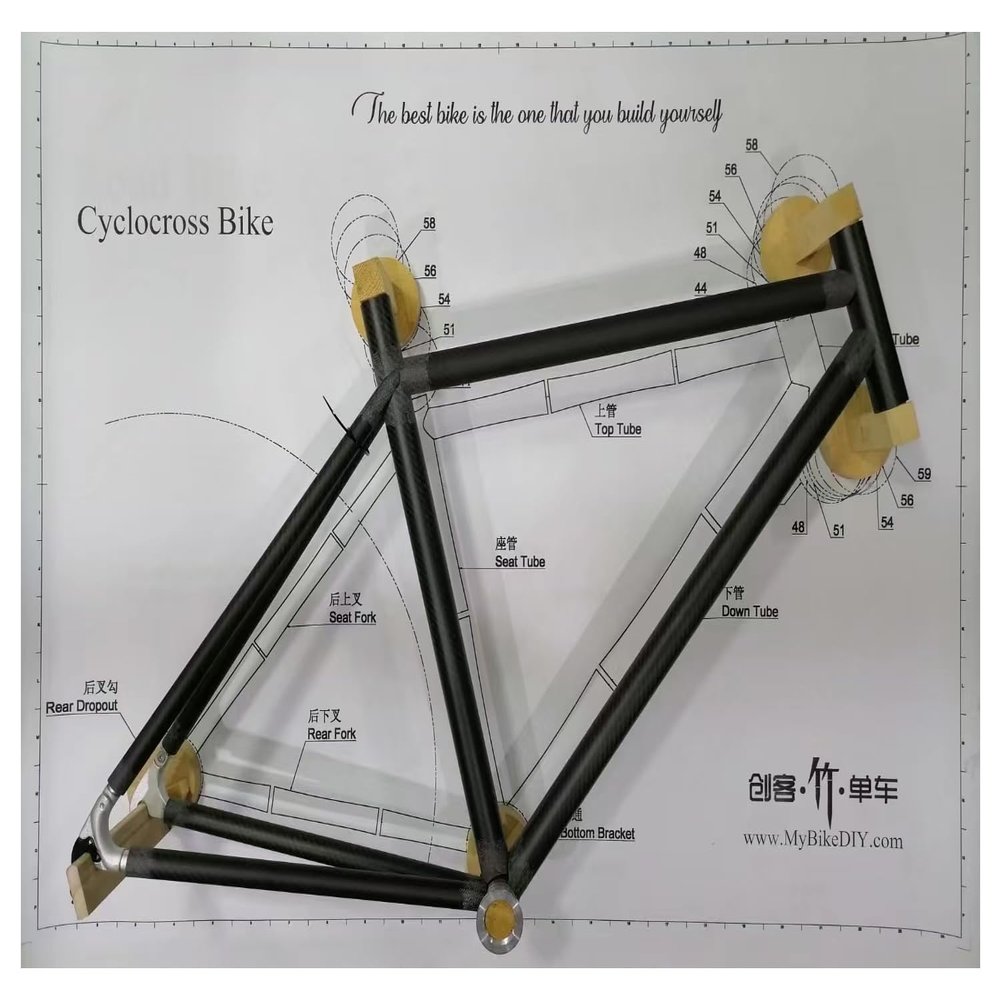 Build Carbon Fiber Bicycle Frame Kit.