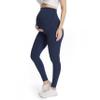 WELL&JUST Maternity Leggings Over The Belly - 2 Packs Ultra Soft & Breathable Pregnancy Active Wear for Workout Casual, High Waist Yoga Tights, S view 2