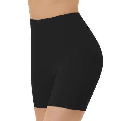 NineFit Basics Women's Boy Shorts Seamless Underwear Boxer Briefs Boyshorts Soft Stretch Full Coverage Panties Black, Small
