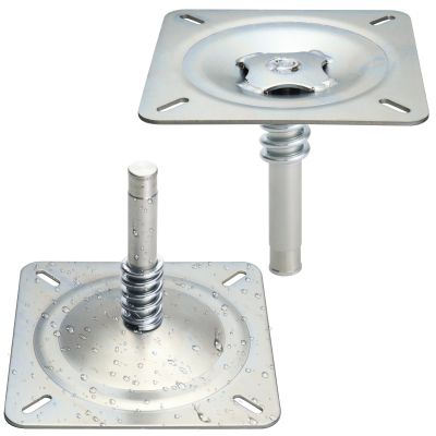 CLLOMAGY Boat Seat Base Pedestal Boat Seat Pin Mount Plated for 3/4" Marine Pedestal Post,Zinc Plated Steel Pin Swivel Mount for Marine Pontoon Jon Bass Fishing-2Pack
