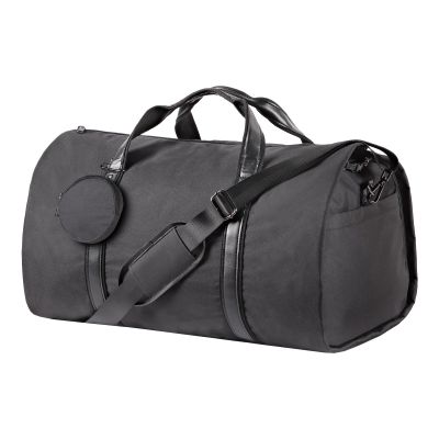Zilink Convertible Garment Bag with Shoulder Strap Carry on Suit Travel Duffel Bag - 2 in 1 Hanging Suitcase Suit Business Travel Bag for Men Women, Black