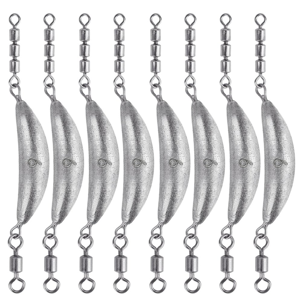 THKFISH Fishing Weights Sinkers/trolling sinkers (6OZ), sliver