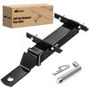 Nilight Universal Golf Cart Trailer Hitch w/2" Receiver Rear Seat Rear Hitch Kit Compatible for Footrest Club Car EZGO Yamaha Use on Step on Back view 1