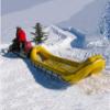 BOZHOUYUPIN Inflatable Ice Rescue Sled Inflatable Rapid Raft Water Rescue Boat Jet Ski Board, yellow view 4