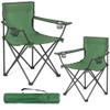 WEIDIORME 2 Pack Lightweight Camping Chairs, 300LBS Heavy-Duty Portable Folding Chairs with Carry Bag, Compact Design for Camping, Beach, Picnics, and Outdoor Event view 1