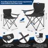 WEIDIORME 2 Pack Lightweight Camping Chairs, 300LBS Heavy-Duty Portable Folding Chairs with Carry Bag, Compact Design for Camping, Beach, Picnics, and Outdoor Event view 2
