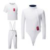 DJJYCTNM 350N Fencing Sport Uniform Suit, Classic Male Jacket Pants Vest Set for Foil Epee Sabre - Right Hand(54#) view 2