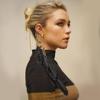 Campsis Tassel Handmade Black Feather Earrings Beaded Ear Clips Party Dance for Women view 4