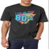 80s Shirts for Men: I Love The 80s Shirt Tops Vintage Music T-Shirt 80's Birthday Party Outfits Black view 1