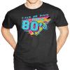 80s Shirts for Men: I Love The 80s Shirt Tops Vintage Music T-Shirt 80's Birthday Party Outfits Black view 2