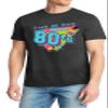 80s Shirts for Men: I Love The 80s Shirt Tops Vintage Music T-Shirt 80's Birthday Party Outfits Black view 3