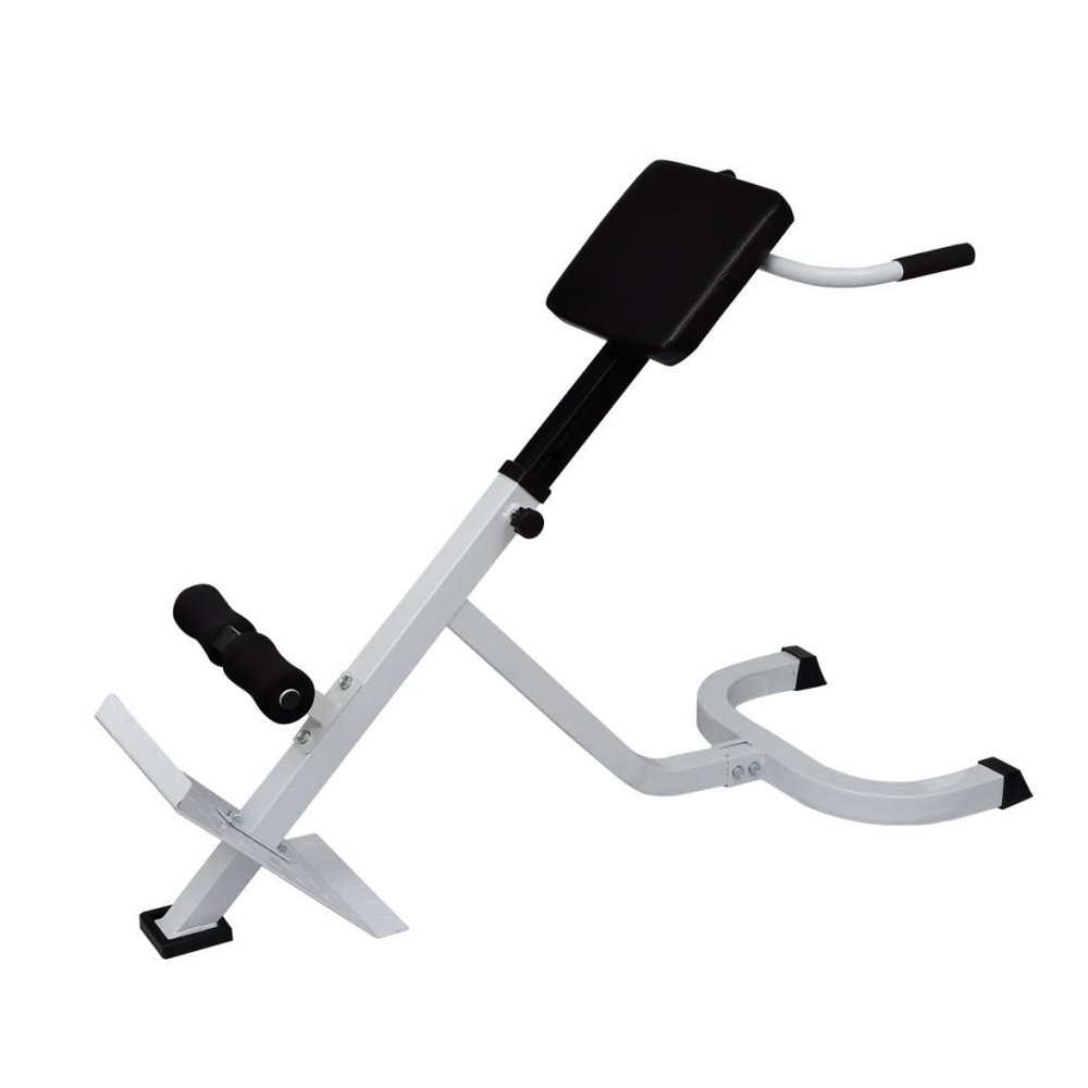 Health & Fitness Hyperextension Roman Chair with Adjustable Height and Back, Glute, Hamstring, and Ab Workouts Foldable Sit Up Gym Bench for Home,Back Extension Bench