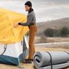 Memory Foam Camping Mattress Pad Portable Roll Up Mattress for Adults Sleeping Mat Cot Mattress Pad Car Tent Floor Mattress Removable Waterproof Cover Travel Bag Guest Bed view 3