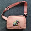 SMALL COLOR Custom Belt Bag Fanny Pack Bag Unisex Personalized Gifts Nylon Waist Bag with Name Text Logo Photo for Workout Running Traveling Hiking (Pink) view 4