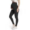 WELL&JUST Maternity Leggings Over The Belly - Ultra Soft & Breathable Pregnancy Active Wear for Workout Casual, High Waist Yoga Tights, Black M view 2