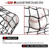 AOLIGEIJS 7'x7' Baseball Softball Practice Pitching Batting Net with Large Ball Collection System, Base Pitching Kit - Batter Dummy, Bonus Strike Zone (Black Baseball Net ONLY) view 4