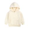 Kids Soft Brushed Fleece Classic Pullover Hoodie Casual Athletic Pockets Hooded Sweatshirt for Boys (Beige, 8-9 Years) view 1