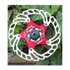 HIMALO 140mm 160mm 180mm 203mm Bike Floating Disc Brake Rotor 6 Bolts Brake Disc for Road Mountain Bike MTB BMX Bicycle 83g(Red 160mm) view 1