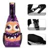 KLWQR Halloween Monster Sling Bag Crossbody Chest Bag Casual Shoulder Backpack Sport Travel Hiking Daypack for Women Men, 38x20cm, Style view 3