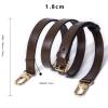 Bag Strap Leather Replacement Straps Adjuster Handbag Straps (Brown,Weith-1.5cm) view 4