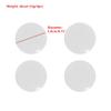 QWQJ 4Pcs Race Number Magnetic Race Bib Holders Running Fix Clips Number Belt Cloth Buckle Triathlon Run Cycling, White view 2