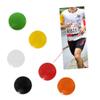 QWQJ 4Pcs Race Number Magnetic Race Bib Holders Running Fix Clips Number Belt Cloth Buckle Triathlon Run Cycling, White view 3
