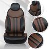 ERGOSEAT Luxury Reclining Boat Seat High Back Yacht Pontoon Captains Chair,Black/Brown view 2