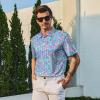 Xdceu Golf Polos for Men - Funny Golf Shirts Print Mens Golf Shirts Short Sleeve Quick-Dry Moisture Wicking, Breathable Polo Shirt view 3