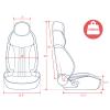 ERGOSEAT Luxury Reclining Boat Seat High Back Pontoon Captains Chair,White view 3