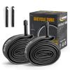 2 Pack 16 Inch Bike Tube AV32mm Schrader Valve, Bicycle Tube with 2 Tire Levers Fit 16 x 1.75/1.9/1.95/2.0/2.1/2.125, Butyl Rubber Inner Tube for Kids/Mountain/MTB Bike view 1