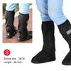 AOWINHIT Waterproof Non Slip Shoe Cover for Motorcycle Riding, Cycling, Outdoor Activities, Rain Snow Resistant, Reusable, Ideal for Rainy Snowy Days (Black S) view 2