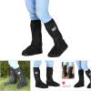 AOWINHIT Waterproof Non Slip Shoe Cover for Motorcycle Riding, Cycling, Outdoor Activities, Rain Snow Resistant, Reusable, Ideal for Rainy Snowy Days (Black S) view 3