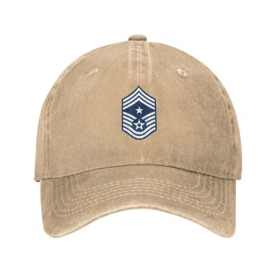E9c USAF Ccms Baseball Cap for Men Women Vintage Trucker Hat Golf Hats Dad Hat Natural