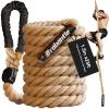 Brobantle Workout Fitness Climbing Rope 25ft, 1.5" Diameter Gym Climbing Rope for Strength Training,Exercise Climbing Rope for Adults Outdoor Indoor view 1