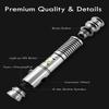 XenoSaber XRGB 3.0 Smooth Swing Dueling Light Saber for Adults, 16 Sound Fonts Motion Control Clan Style Light Saber with Infinite Color and Powerful APP, Rechargeable Metal Hilt view 4