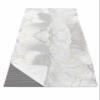 Yoga Mat Towel Abstract White and Gray Marble with Golden Line Non Slip Hot Yoga Mat Towel with Corner Pockets Absorbent Microfiber Yoga Towels for Hot Yoga, Bikram, Pilates, 26x70 Inch view 1