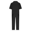 Women 2 Piece Cotton Linen Outfits Casual Short Sleeve Top Summer Plus Size Suits High Waist Wide Leg Pants Sets view 4