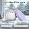 Gaiatop Magnetic Hand Warmers Rechargeable 2 Pack, 3 Settings Cute Pocket Penguin, Fast Hot Hands Reusable Portable Electric Heater for Camping Hunting Golf, Stocking Stuffers Gifts for Women Men view 2