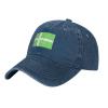 Achen Greenland Flag Proposal Baseball Cap for Men Women Vintage Trucker Hat Golf Hats Dad Hat Navy Blue view 2