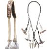 2 Pack Duck Hunting Accessories,Duck Strap Game Carrier 12 Drops Slip Knots,Duck Call Lanyard with 12 Adjustable Loops,Paracord Game Call Lanyard Extra Drops Goose Hanger for Outdoor Hunting Predator view 1