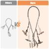 2 Pack Duck Hunting Accessories,Duck Strap Game Carrier 12 Drops Slip Knots,Duck Call Lanyard with 12 Adjustable Loops,Paracord Game Call Lanyard Extra Drops Goose Hanger for Outdoor Hunting Predator view 3