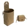 IDOGEAR Molle Dump Pouch Mini Folding Recycling Bag molle Waist Tool Sundries Bag Magazine Utility Pouch for Molle Belt Tactical Vest Backpack(Coyote Brown) view 1