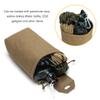 IDOGEAR Molle Dump Pouch Mini Folding Recycling Bag molle Waist Tool Sundries Bag Magazine Utility Pouch for Molle Belt Tactical Vest Backpack(Coyote Brown) view 3