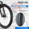 24 x 1.75 Bicycle Tires 2 Pack 24 x 1.75 Bike Tire and Tube with Schrader Valve 24" Bike Tires with 2 Tire Levers for 24" x 1.65/1.70/1.75/1.80 MTB/Off-Road/Hybrid Commuter Bikes view 3