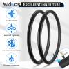 24 x 1.75 Bicycle Tires 2 Pack 24 x 1.75 Bike Tire and Tube with Schrader Valve 24" Bike Tires with 2 Tire Levers for 24" x 1.65/1.70/1.75/1.80 MTB/Off-Road/Hybrid Commuter Bikes view 4