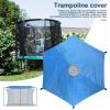 Busaiu Trampoline Shade Cover, 6/8/10/12/14/16FT Sun-Protection Trampolines Canopy, Portable Anti-UV Trampolines Sunshade Accessories(16FT-12 Poles) view 2